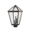 Z-Lite Talbot 3 Light Outdoor Post Mount Fixture, Oil Rubbed Bronze And Seedy 579PHXLS-ORB - alternate 1
